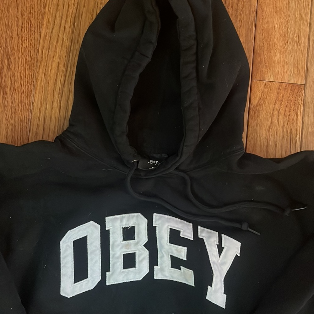 Obey Black Sweatshirt Size XL